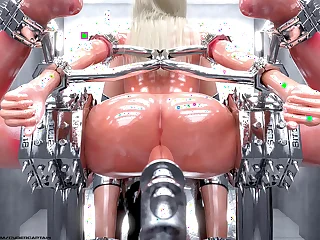 Blonde Concomitant in Metal Bondage - The Training!
